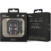 BMW BMA222SWTK AirPods 1/2 cover black/black Multiple Colored Lines - (BMW000620-0)