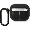BMW BMA322PVTK AirPods 3 gen cover black/black Leather Curved Line - (BMW000619-0)