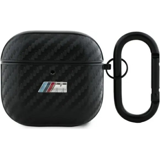 BMW BMA4CMPUCA AirPods 4 cover black/black PU Carbon M Collection - (BMW000978-0)