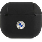 BMW BMA3SSLBK AirPods 3 cover czarny/black Geniune Leather Silver Logo - (BMW000441-0)