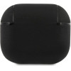 BMW BMA3SSLBK AirPods 3 cover czarny/black Geniune Leather Silver Logo - (BMW000441-0)