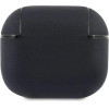 BMW BMA3SSLNA AirPods 3 cover granatowy/navy Geniune Leather Silver Logo - (BMW000442-0)