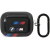 BMW BMAP222SOTK AirPods Pro 2 gen cover black/black Tricolor Stripes - (BMW000618-0)