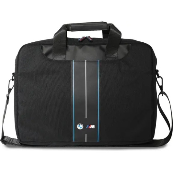 BMW BMCB15COMPVSKL Bag 16 Black Nylon Blue Stripe - (BMW000908-0)