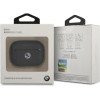 BMW BMAPSSLNA AirPods Pro cover granatowy/navy Geniune Leather Silver Logo - (BMW000366-0)