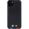 BMW BMHCP15M22PTDK iPhone 15 Plus 6.7 black/black Leather Stamp Tricolor - (BMW000686-0)