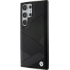 BMW BMHCS24L23RCGPK S24 Ultra S928 black/black hardcase Signature Leather Crossing Lines Pattern - (BMW000774-0)