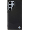 BMW BMHCS24L23RCGPK S24 Ultra S928 black/black hardcase Signature Leather Crossing Lines Pattern - (BMW000774-0)