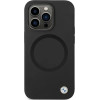 BMW BMHMP14LSILBK2 case for iPhone 14 Pro - black Signature Liquid Silicone MagSafe - (BMW000657-0)