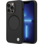 BMW BMHMP14XSILBK2 case for iPhone 14 Pro Max 6.7 - black Signature Liquid Silicone MagSafe - (BMW000658-0)
