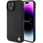 BMW BMHMP15SSLLBK iPhone 15 6.1 black/black Magsafe hardcase Signature Logo Imprint - (BMW000676-0)