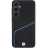 BMW BMHMS24M23RDCLK S24+ S926 black/black hardcase Signature Leather Textured & Line MagSafe - (BMW000764-0)