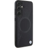 BMW BMHMS24M23RTPK S24+ S926 black/black hardcase Signature Leather Half Textured & Circle MagSafe - (BMW000770-0)