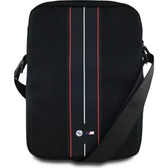 BMW BMTB10COMPVSKR Tablet Bag 10 Black Nylon Red Stripe - (BMW000912-0)