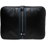 BMW Carbon & Blue Stripe sleeve for a 16 laptop - black - (BMW000831-0)