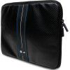 BMW Carbon & Blue Stripe sleeve for a 16 laptop - black - (BMW000831-0)