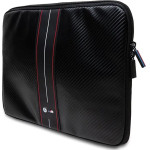 BMW Carbon & Red Stripe sleeve for a 14 laptop - black - (BMW000832-0)