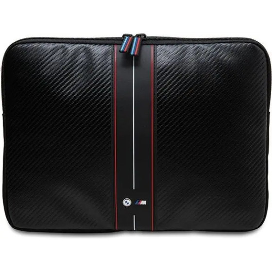 BMW Carbon & Red Stripe sleeve for a 16 laptop - black - (BMW000833-0)