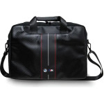 BMW Carbon & Red Stripes bag for a 16 laptop - black - (BMW000829-0)