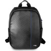 BMW Carbon Navy Stripe backpack for a 16 laptop - black - (BMW000235-0)