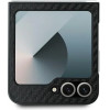 BMW Carbon Blue Line Case for Samsung Galaxy Z Flip 6 - Black - (BMW000844-0)