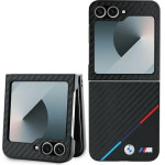 BMW Carbon Tricolor Case for Samsung Galaxy Z Flip 6 - Black - (BMW000842-0)