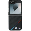 BMW Carbon Tricolor Case for Samsung Galaxy Z Flip 6 - Black - (BMW000842-0)