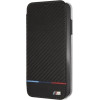 BMW Carbon Tricolor Stripe iPhone XS Max Case - Black - (BMW000514-0)
