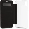 BMW Carbon Tricolor Stripe iPhone XS Max Case - Black - (BMW000514-0)