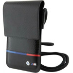 BMW Carbon Tricolor Line Wallet Bag - Black - (BMW000663-0)