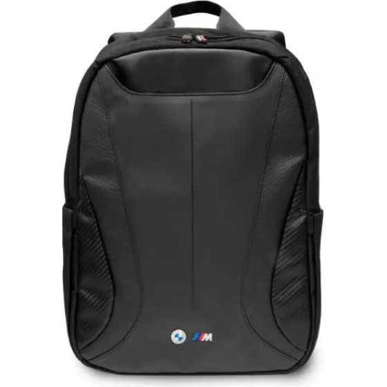 BMW Carbon&Leather Tricolor backpack for a 16 laptop - black - (BMW000521-0)