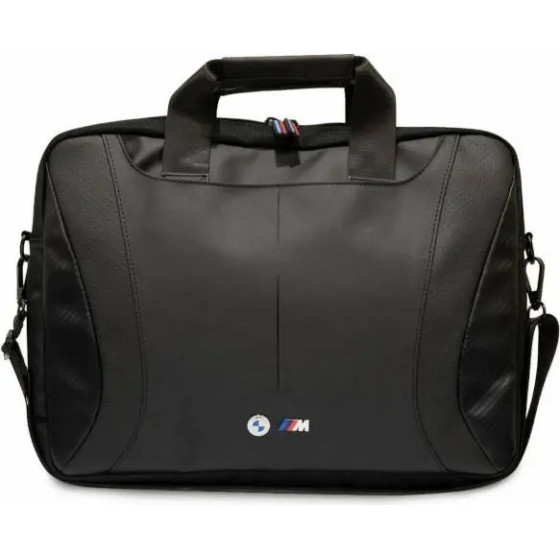 BMW Carbon&Perforated bag for a 16 laptop - black - (BMW000522-0)