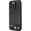 BMW Case BMHCP13X22NBCK iPhone 13 Pro Max 6.7'' black/black hardcase Leather Carbon - (BMW000653-0)
