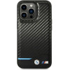 BMW Case BMHCP14L22NBCK iPhone 14 Pro 6.1 black / black Leather Carbon - (BMW000495-0)