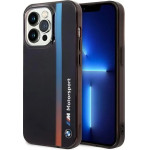 BMW Case BMHCP14L22HVGV iPhone 14 Pro 6.1 black/black IML Tricolor Stripe - (BMW000625-0)