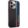 BMW Case BMHCP14L22HVGV iPhone 14 Pro 6.1 black/black IML Tricolor Stripe - (BMW000625-0)
