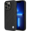 BMW Case BMHCP14L22RQDK iPhone 14 Pro 6.1 black/black Leather Quilted - (BMW000543-0)