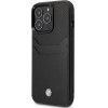 BMW Case BMHCP14L22RSEPK iPhone 14 Pro 6.1 black/black Leather Card Slot - (BMW000551-0)