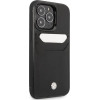 BMW Case BMHCP14L22RSEPK iPhone 14 Pro 6.1 black/black Leather Card Slot - (BMW000551-0)