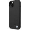 BMW Case BMHCP14MSILBK iPhone 14 Plus 6.7 black/black Silicone Metal Logo - (BMW000502-0)