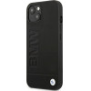 BMW Case BMHCP14MSLLBK iPhone 14 Plus 6.7 black / black Leather Stamp - (BMW000498-0)