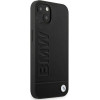 BMW Case BMHCP14MSLLBK iPhone 14 Plus 6.7 black / black Leather Stamp - (BMW000498-0)