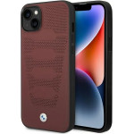 BMW Case BMHCP14S22RPSR iPhone 14 6.1 burgundy/burgundy Leather Seats Pattern - (BMW000547-0)