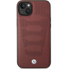 BMW Case BMHCP14S22RPSR iPhone 14 6.1 burgundy/burgundy Leather Seats Pattern - (BMW000547-0)