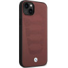 BMW Case BMHCP14S22RPSR iPhone 14 6.1 burgundy/burgundy Leather Seats Pattern - (BMW000547-0)