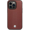 BMW Case BMHCP14X22RFGR iPhone 14 Pro Max 6.7 Burgundy/burgundy Leather Diamond Pattern - (BMW000546-0)