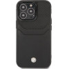 BMW Case BMHCP14X22RSEPK iPhone 14 Pro Max 6.7 black/black Leather Card Slot - (BMW000552-0)