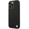 BMW Case BMHCP14XSLLBK iPhone 14 Pro Max 6.7 black / black Leather Stamp - (BMW000500-0)