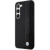 BMW Case BMHCS23M22RDPK S23+ S916 black/black hardcase Leather Textured & Stripe - (BMW000531-0)