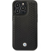 BMW Case BMHMP14L22RFGK iPhone 14 Pro 6.1 black/black Leather Diamond Pattern MagSafe - (BMW000581-0)